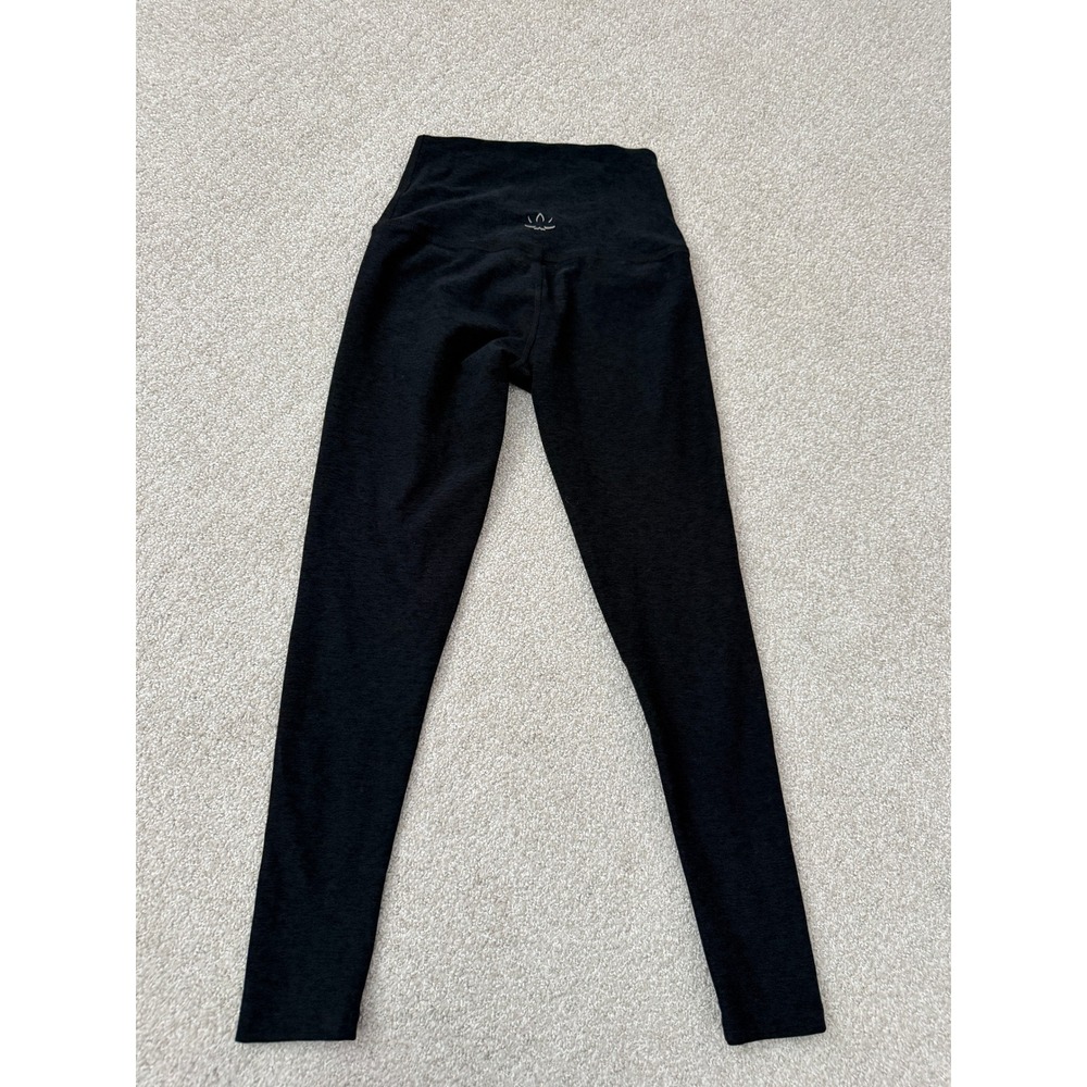 Beyond Yoga Spacedye FLAWED High Waisted Leggings Black Charcoal Heather‎ Womens